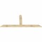 Ekena Millwork Portland Rough Sawn Timber Gable Bracket, Douglas Fir, 96"W x 40"H x 2"D x 6"F, 10/12 Pitch GBW096X40X0206POR00RDF - alternate 4
